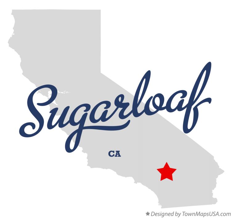 Map of Sugarloaf California CA
