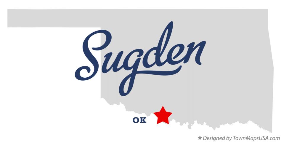 Map of Sugden Oklahoma OK