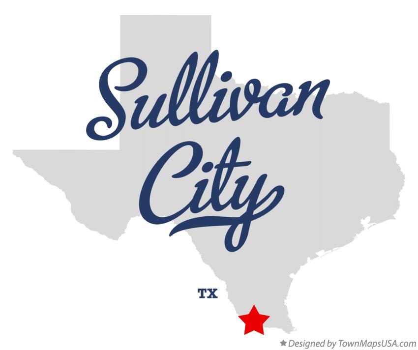 Map of Sullivan City Texas TX