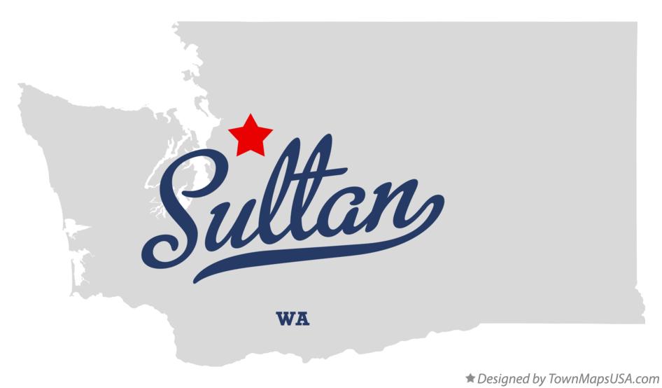 Map of Sultan Washington WA