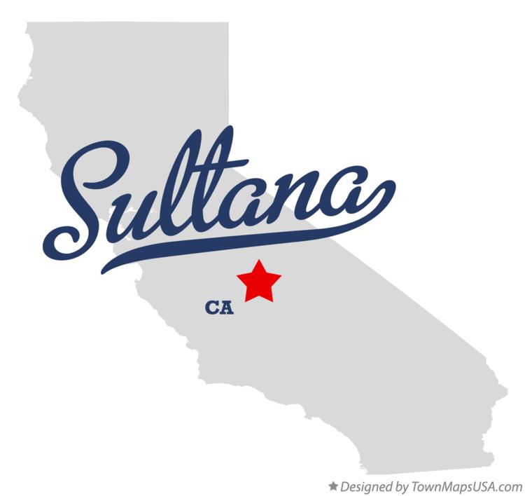 Map of Sultana California CA