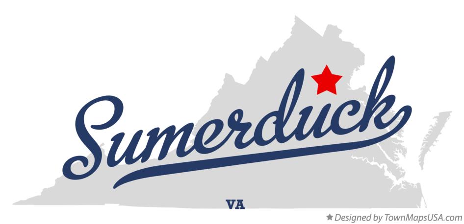 Map of Sumerduck Virginia VA