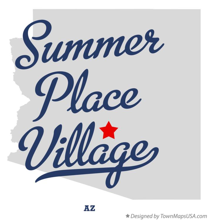 Map of Summer Place Village Arizona AZ