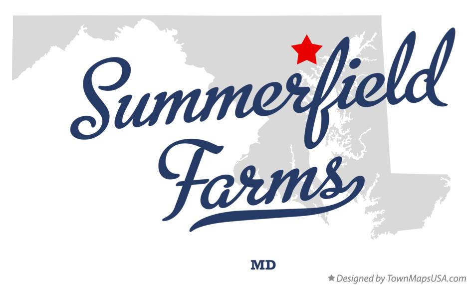 Map of Summerfield Farms Maryland MD