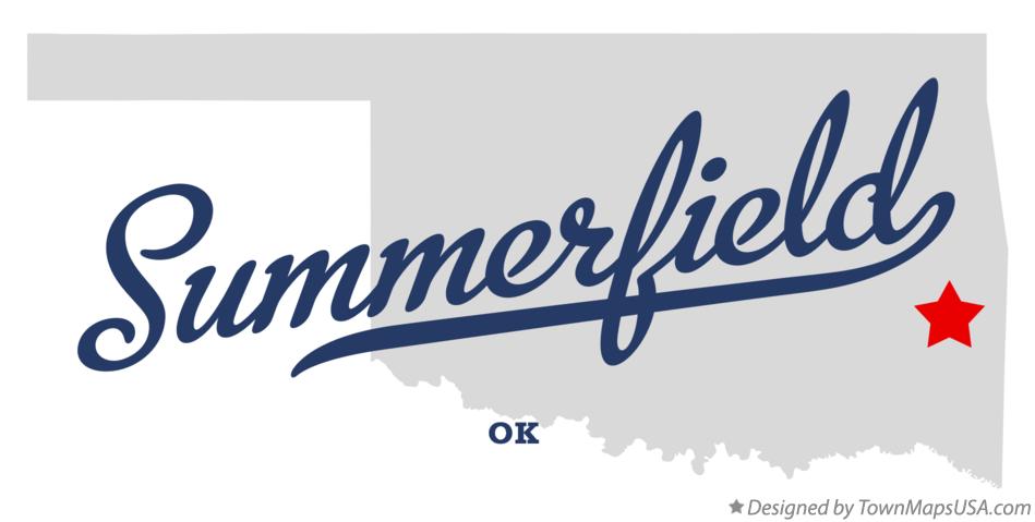 Map of Summerfield Oklahoma OK