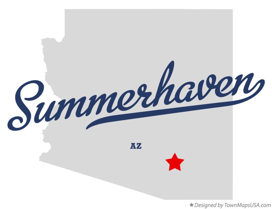 Map of Summerhaven Arizona AZ