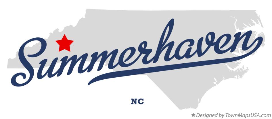 Map of Summerhaven North Carolina NC
