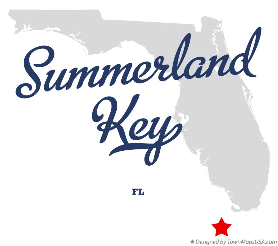 Map of Summerland Key Florida FL
