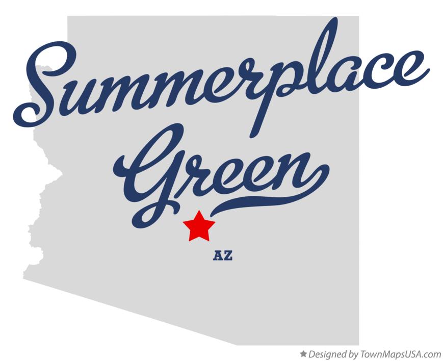 Map of Summerplace Green Arizona AZ