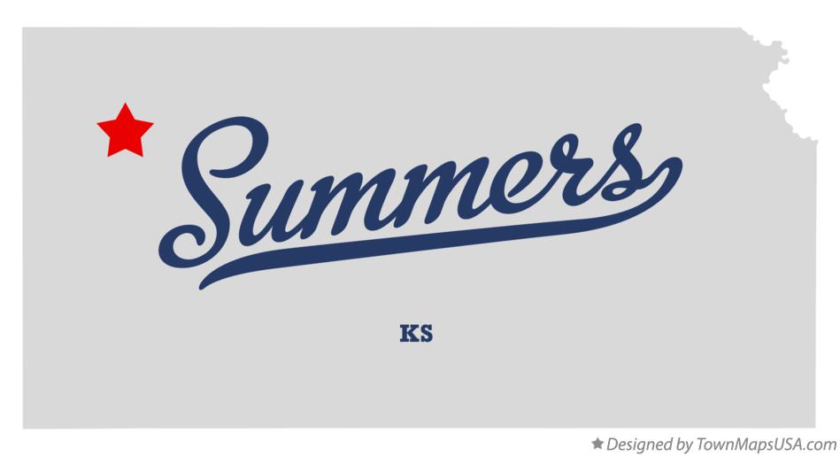 Map of Summers Kansas KS