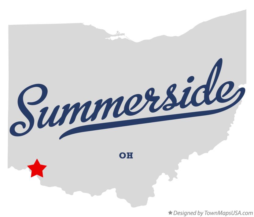 Map of Summerside Ohio OH