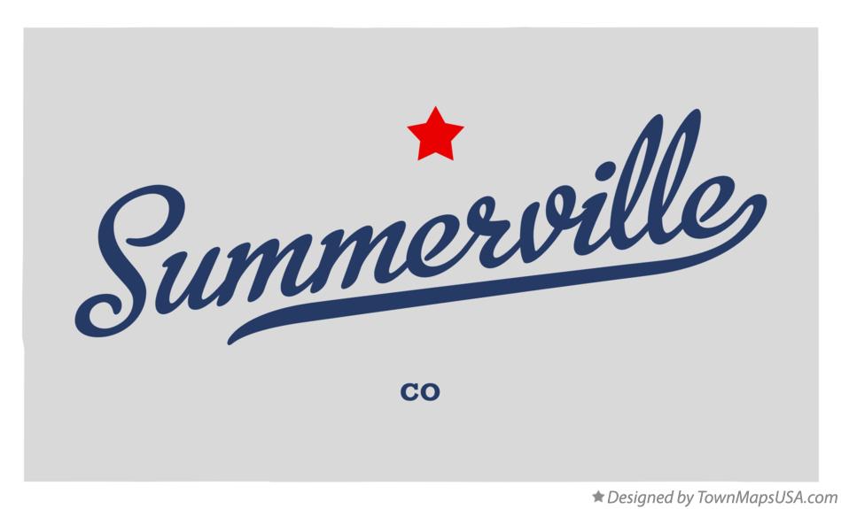 Map of Summerville Colorado CO