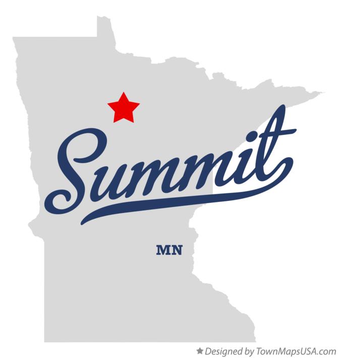 Map of Summit Minnesota MN