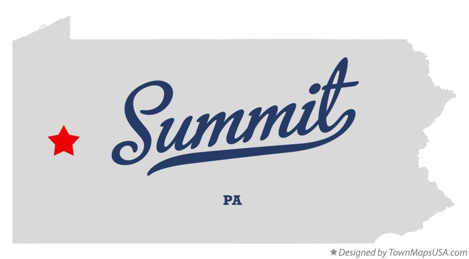 Map of Summit Pennsylvania PA