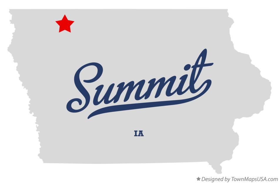Map of Summit Iowa IA