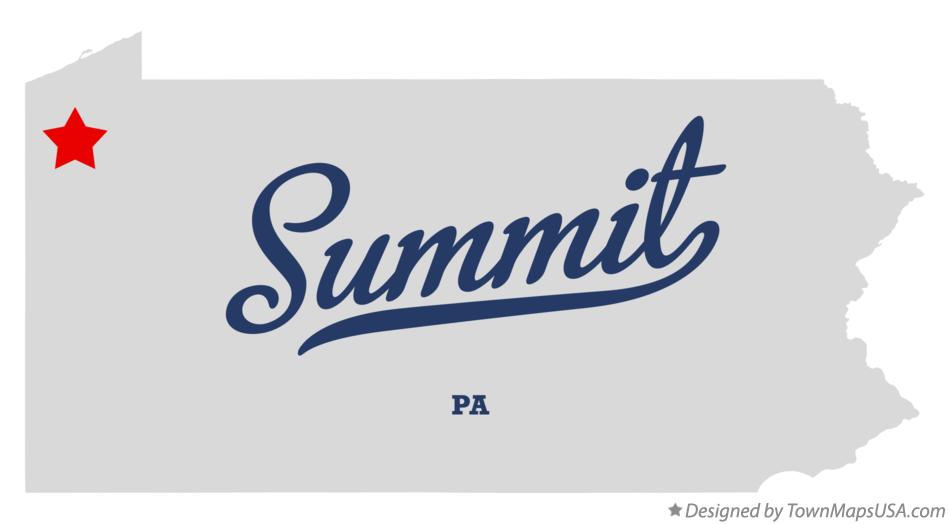 Map of Summit Pennsylvania PA