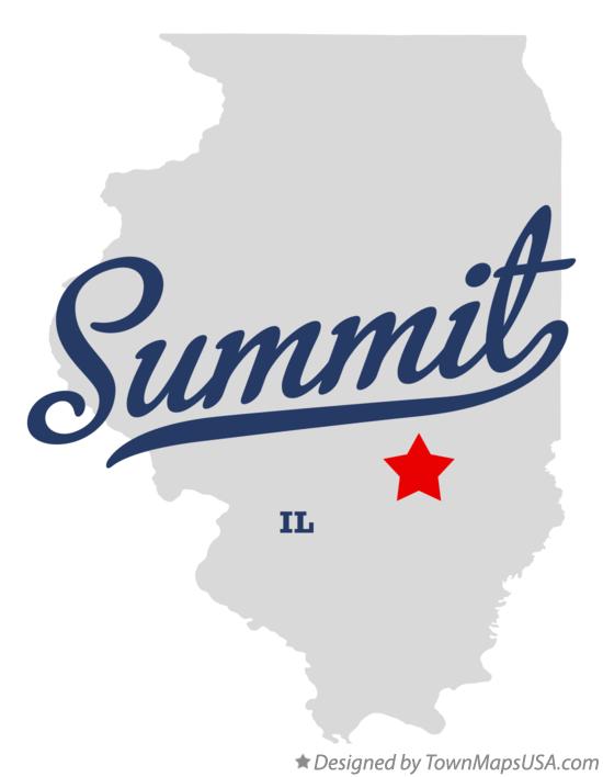 Map of Summit Illinois IL
