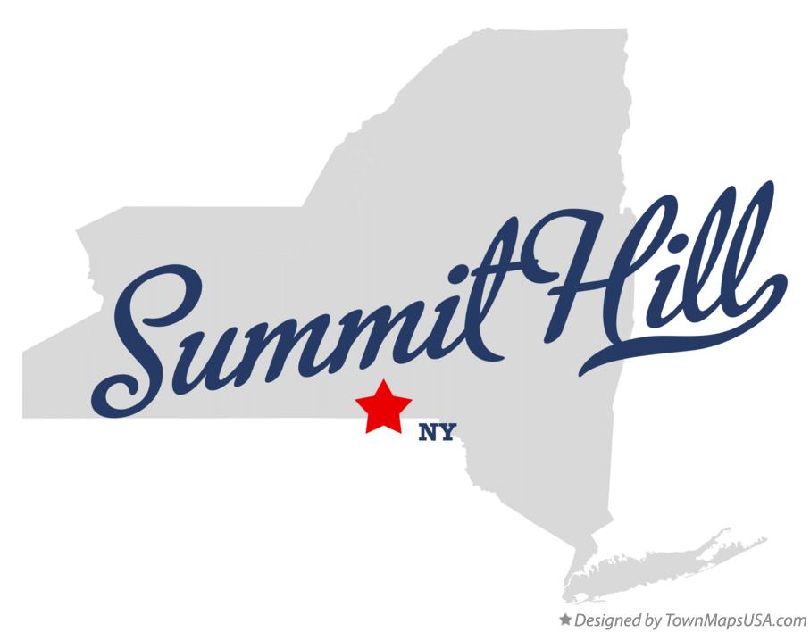 Map of Summit Hill New York NY
