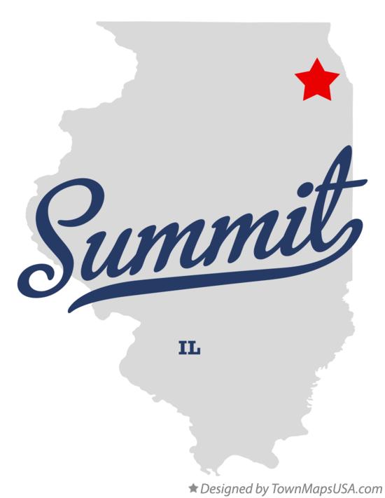 Map of Summit Illinois IL
