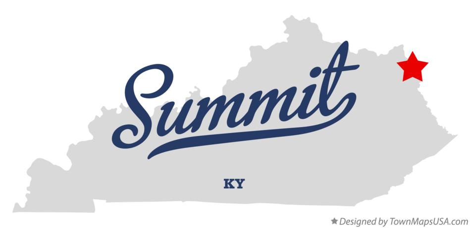 Map of Summit Kentucky KY