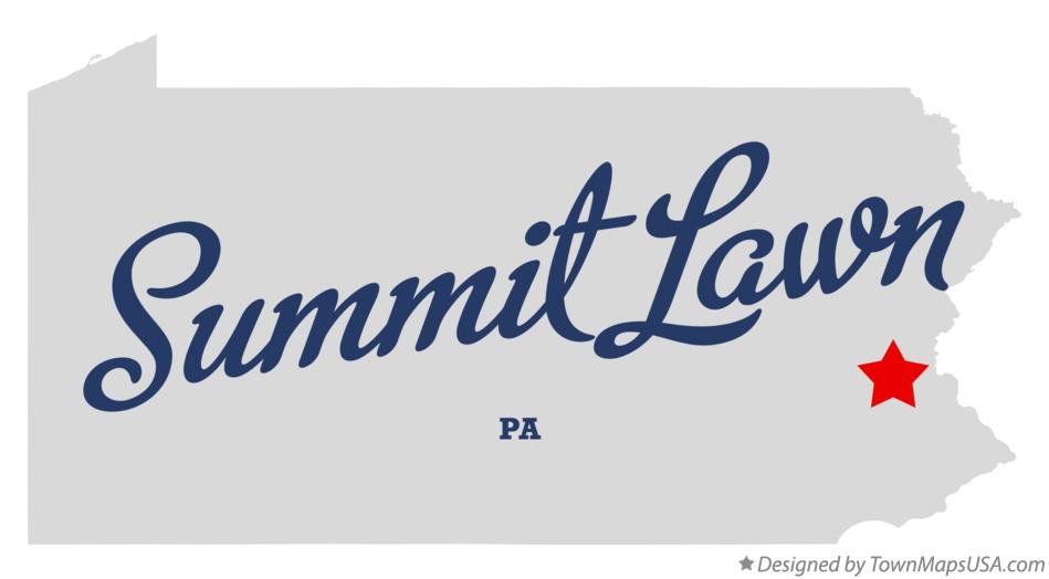 Map of Summit Lawn Pennsylvania PA