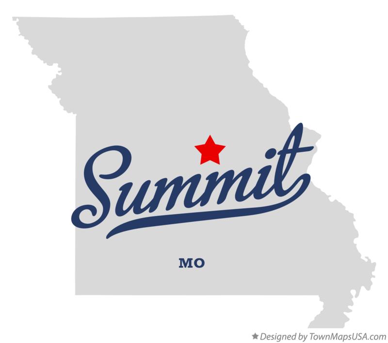 Map of Summit Missouri MO