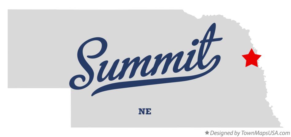 Map of Summit Nebraska NE