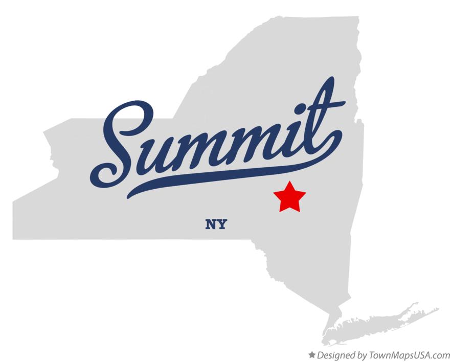 Map of Summit New York NY