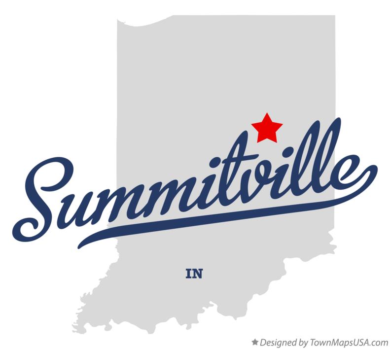 Map of Summitville Indiana IN