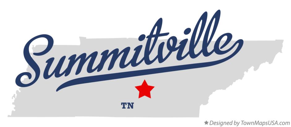 Map of Summitville Tennessee TN