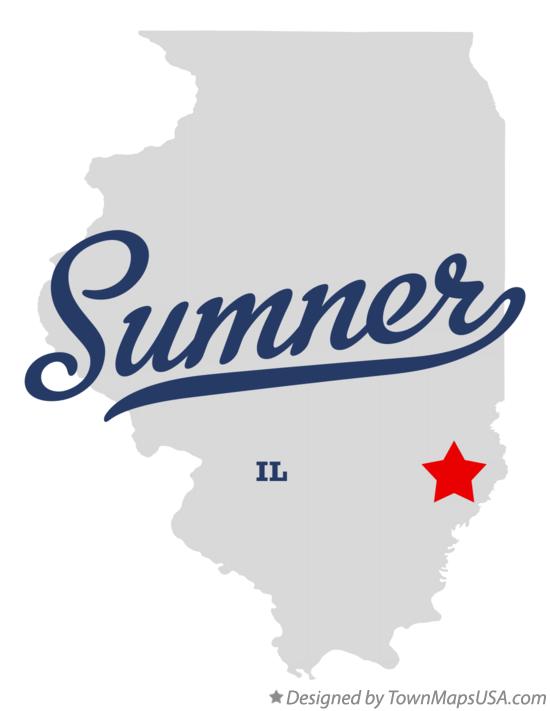 Map of Sumner Illinois IL