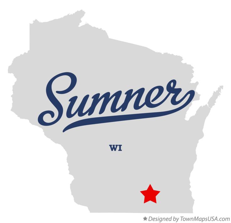 Map of Sumner Wisconsin WI