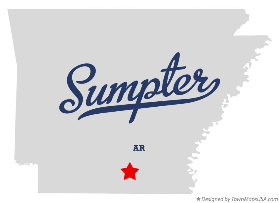 Map of Sumpter Arkansas AR