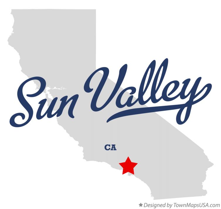Map of Sun Valley California CA