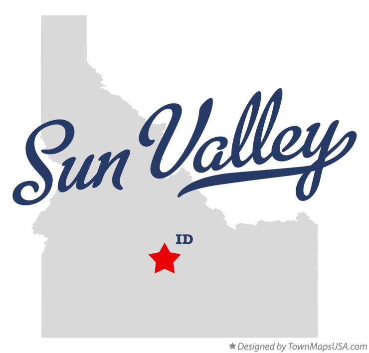 Map of Sun Valley Idaho ID