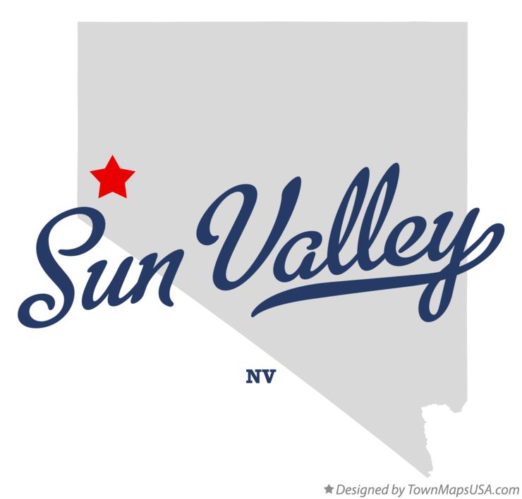 Map of Sun Valley Nevada NV