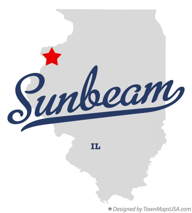 Map of Sunbeam Illinois IL