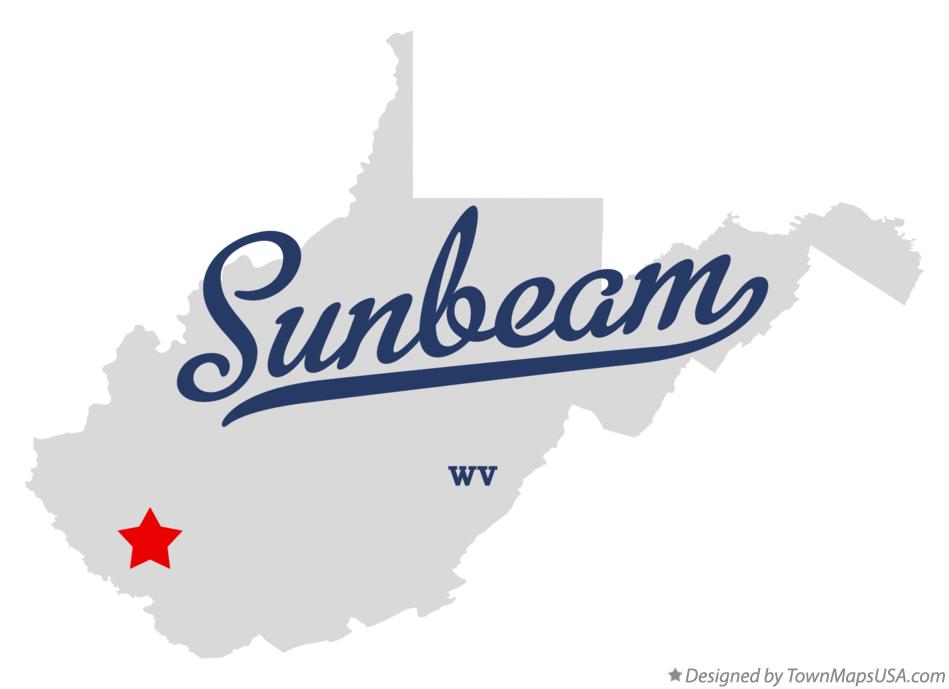 Map of Sunbeam West Virginia WV
