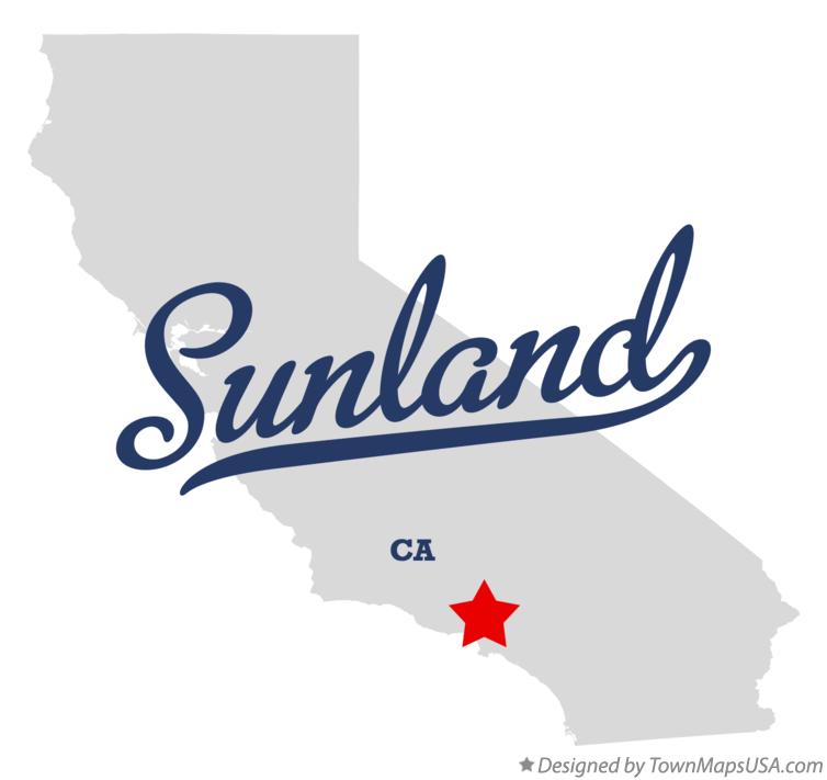 Map of Sunland California CA