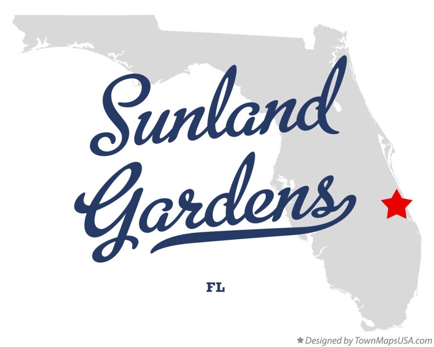Map of Sunland Gardens Florida FL
