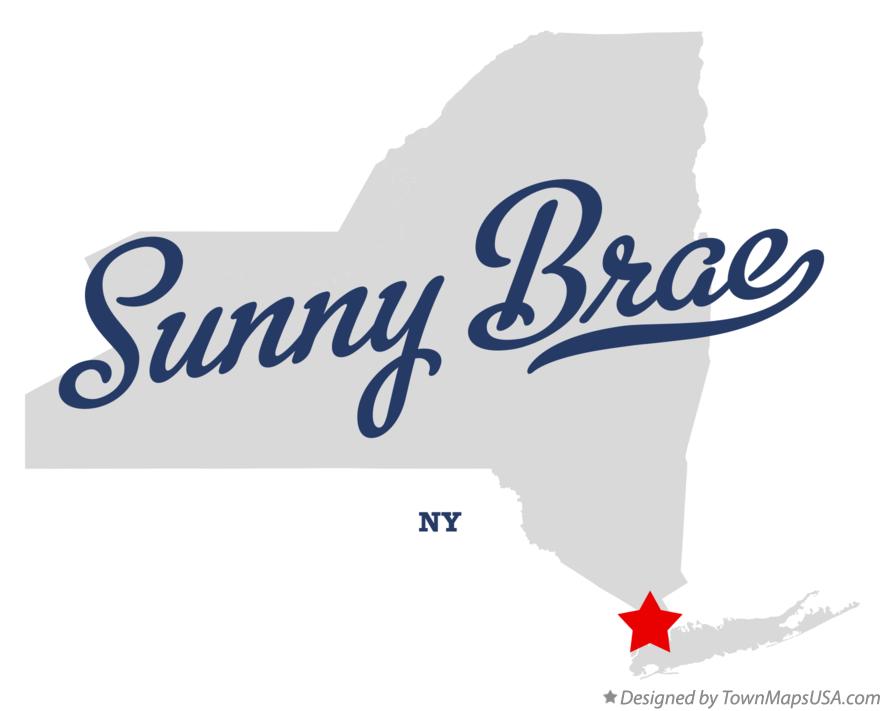 Map of Sunny Brae New York NY