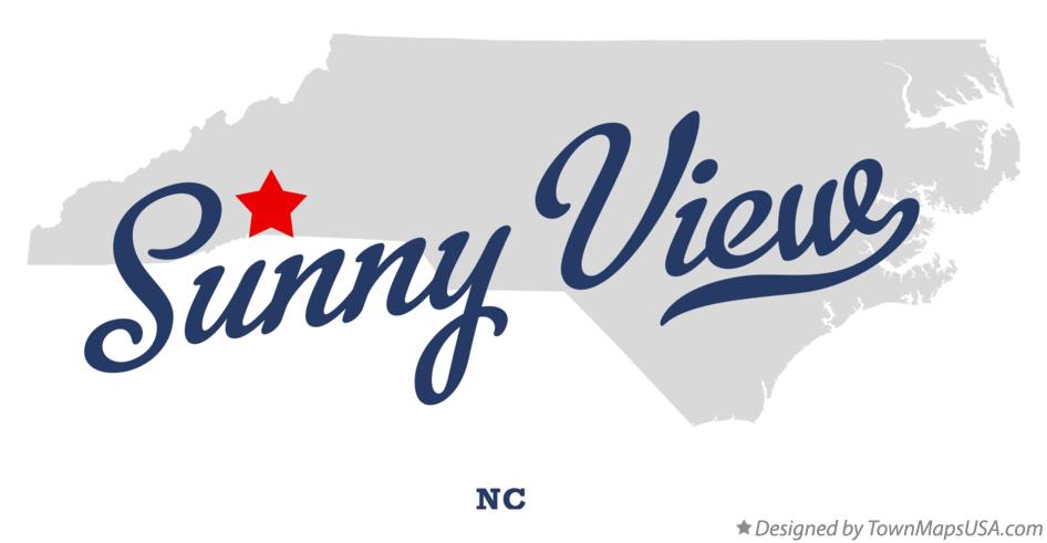 Map of Sunny View North Carolina NC