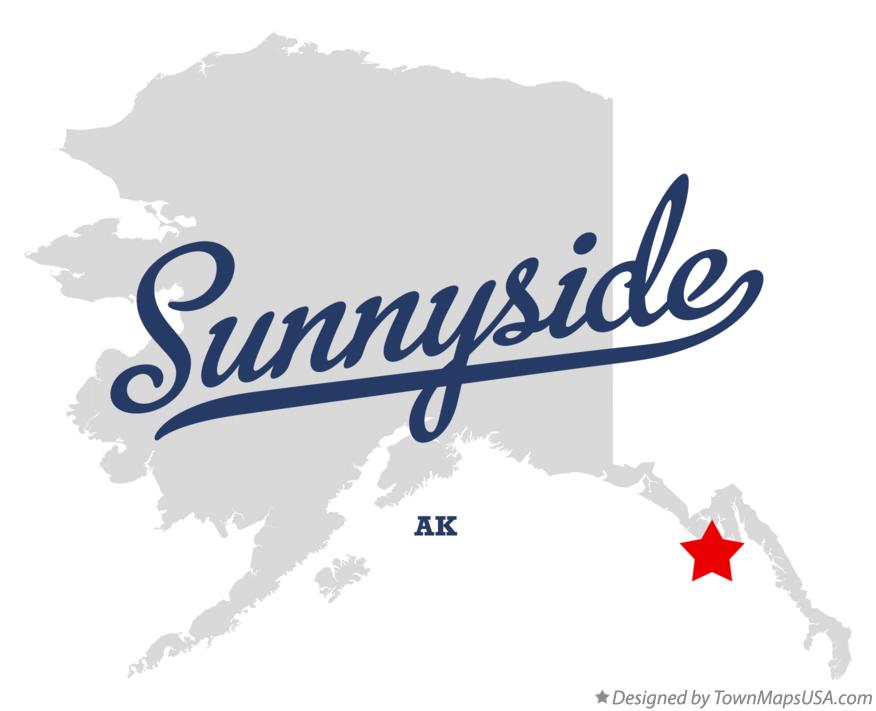 Map of Sunnyside Alaska AK