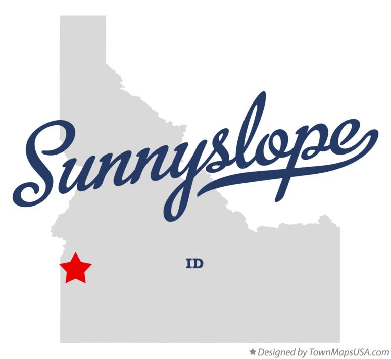 Map of Sunnyslope Idaho ID