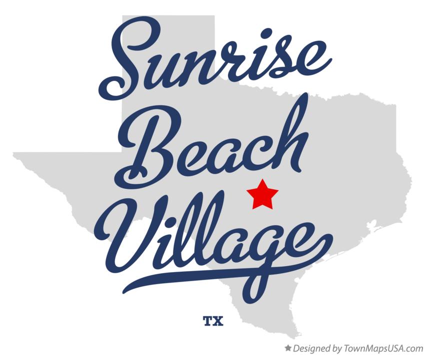 Map of Sunrise Beach Village Texas TX