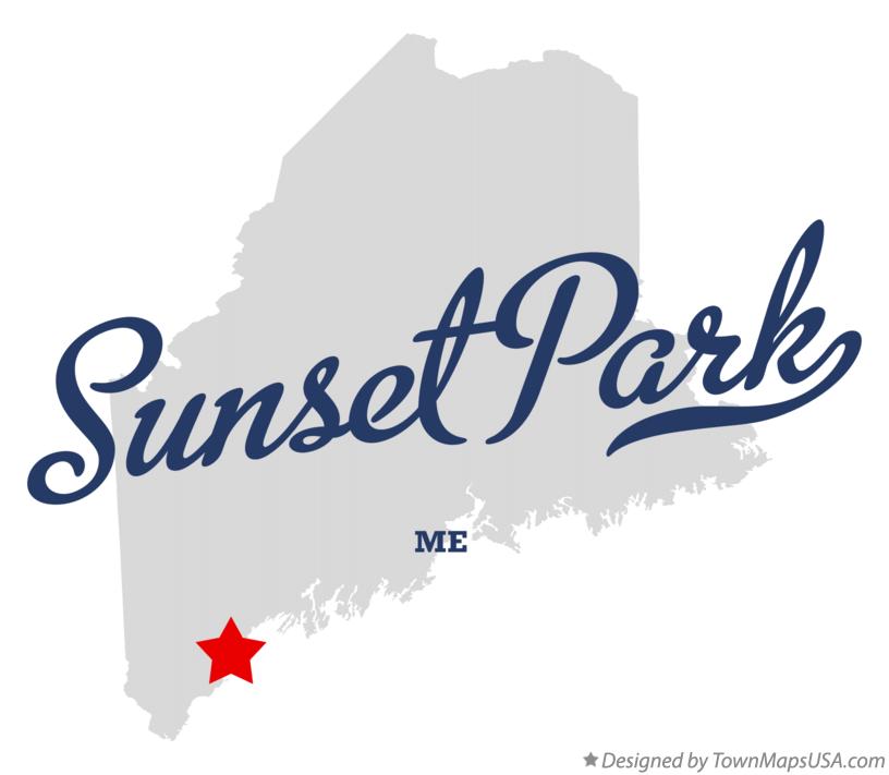 Map of Sunset Park Maine ME