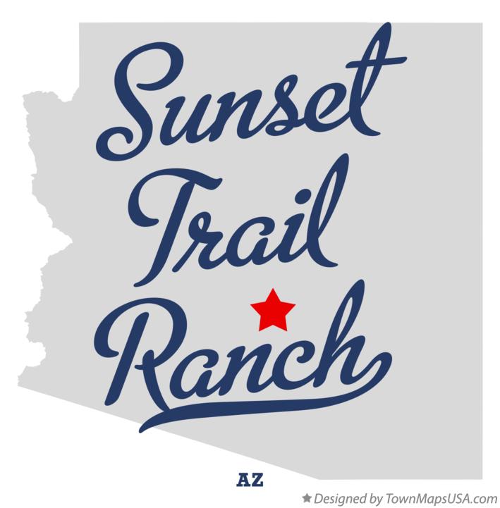 Map of Sunset Trail Ranch Arizona AZ