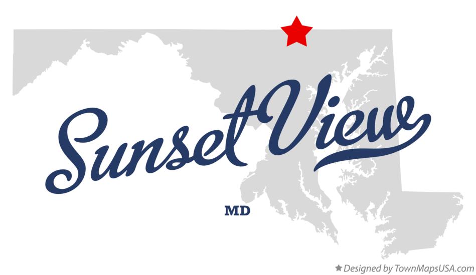 Map of Sunset View Maryland MD