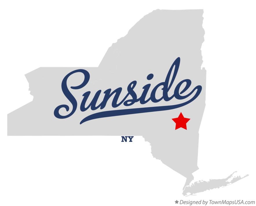 Map of Sunside New York NY