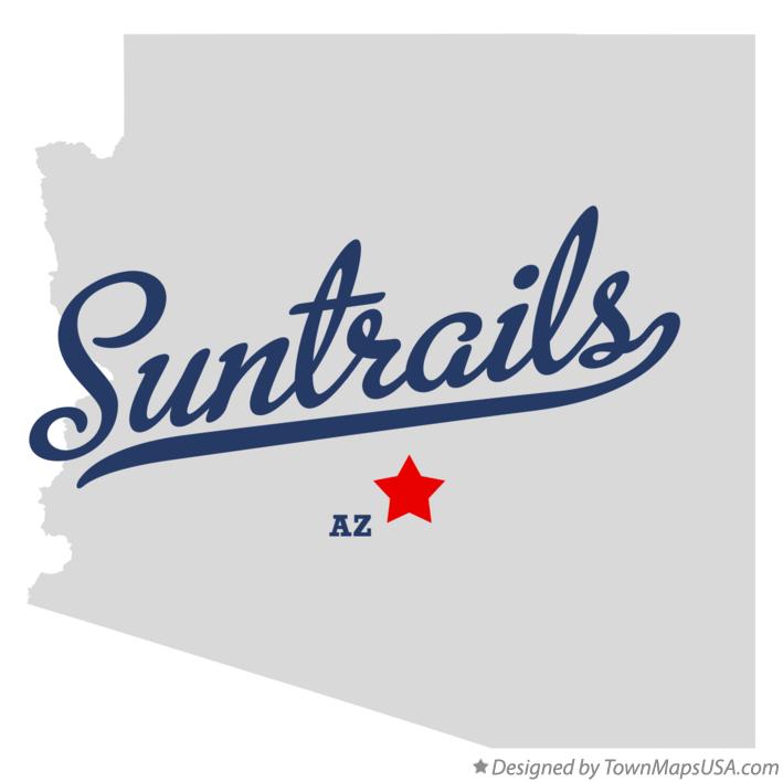 Map of Suntrails Arizona AZ